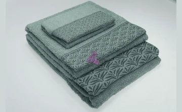 3-Piece Towel Set, 100% Cotton – 500 g/m² 2